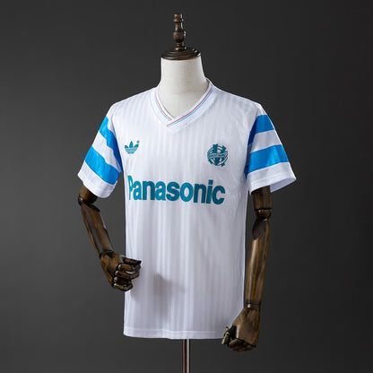 Camiseta Olympique de Marsella 1990 Local Retro - Vista frontal