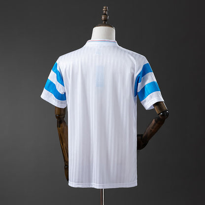 Camiseta Olympique de Marsella 1990 Local Retro - Vista posterior