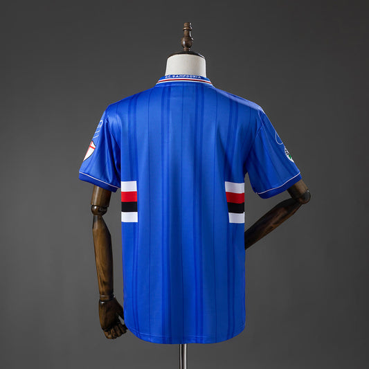 Camiseta Sampdoria 00/01 Local Retro - Vista posterior