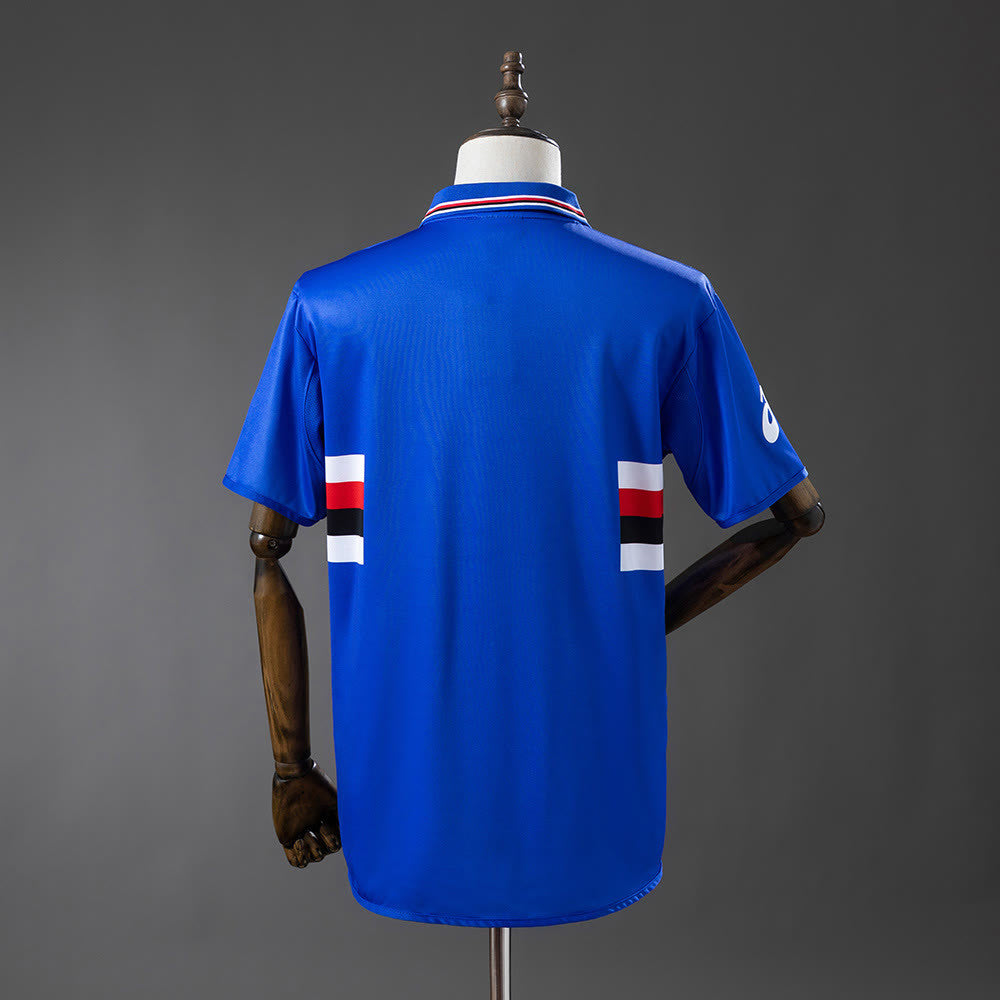 Camiseta Sampdoria 03/04 Local Retro - Vista posterior