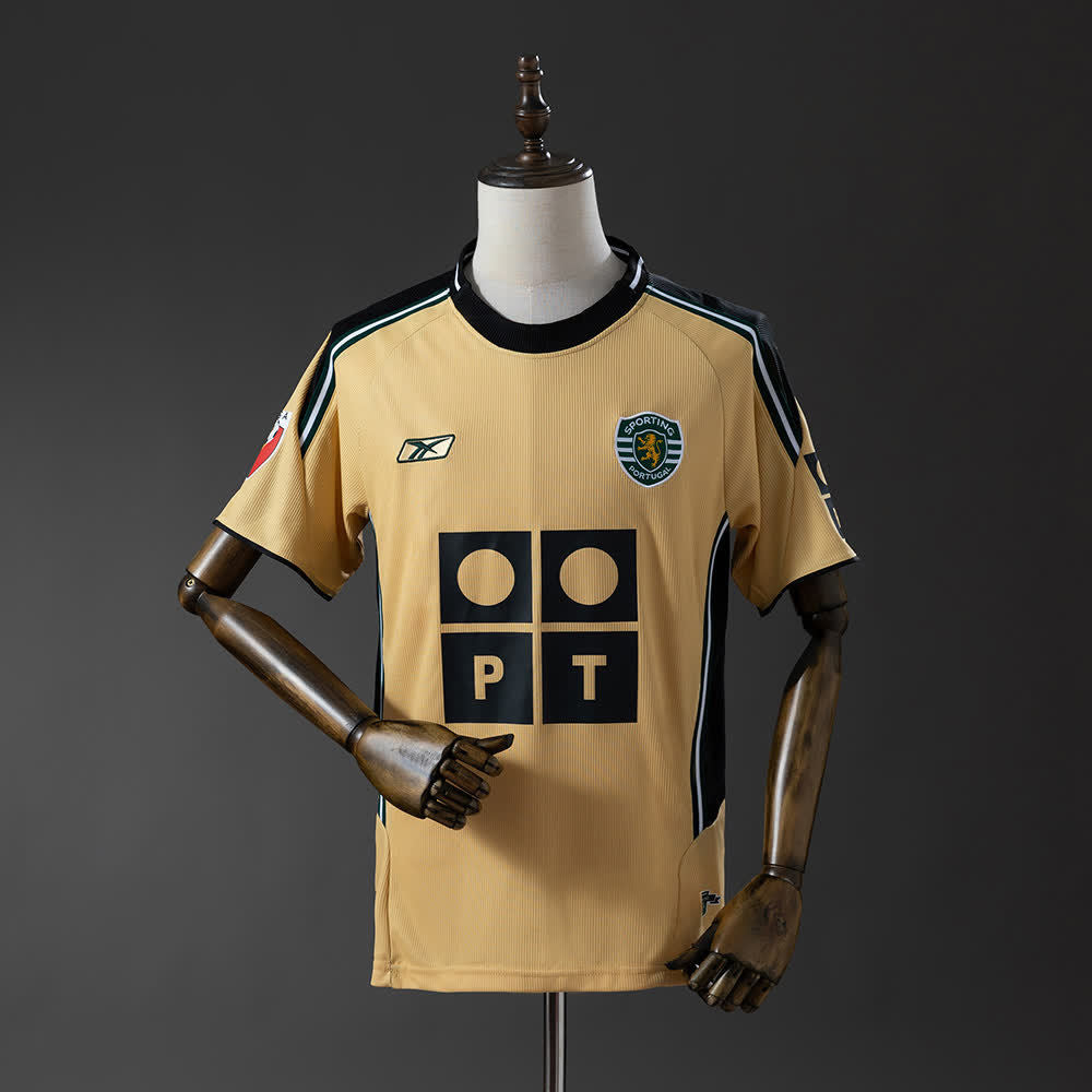 Camiseta Sporting CP 03/04 Visitante Retro - Vista frontal