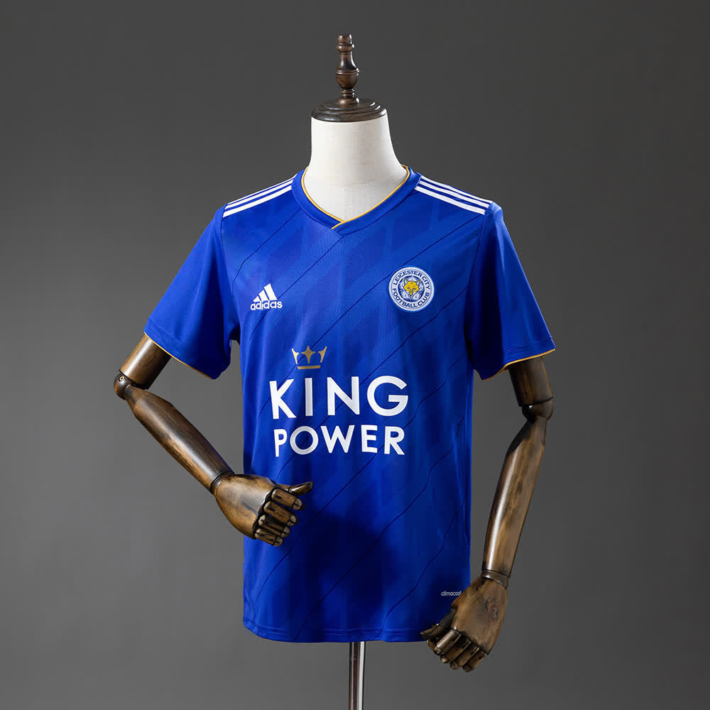Camiseta Leicester City 18/19 Local Retro - Vista frontal