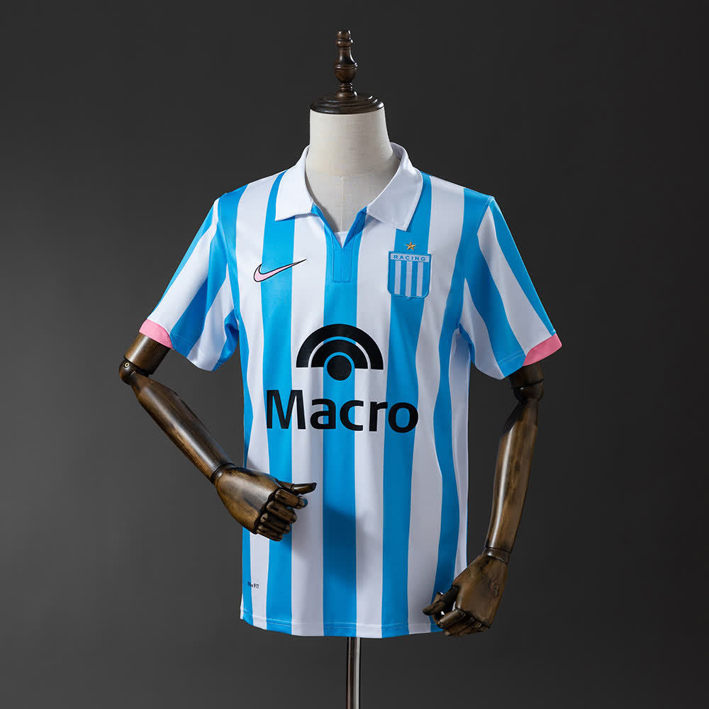 Camiseta Racing Club 07/08 Local Retro - Vista frontal