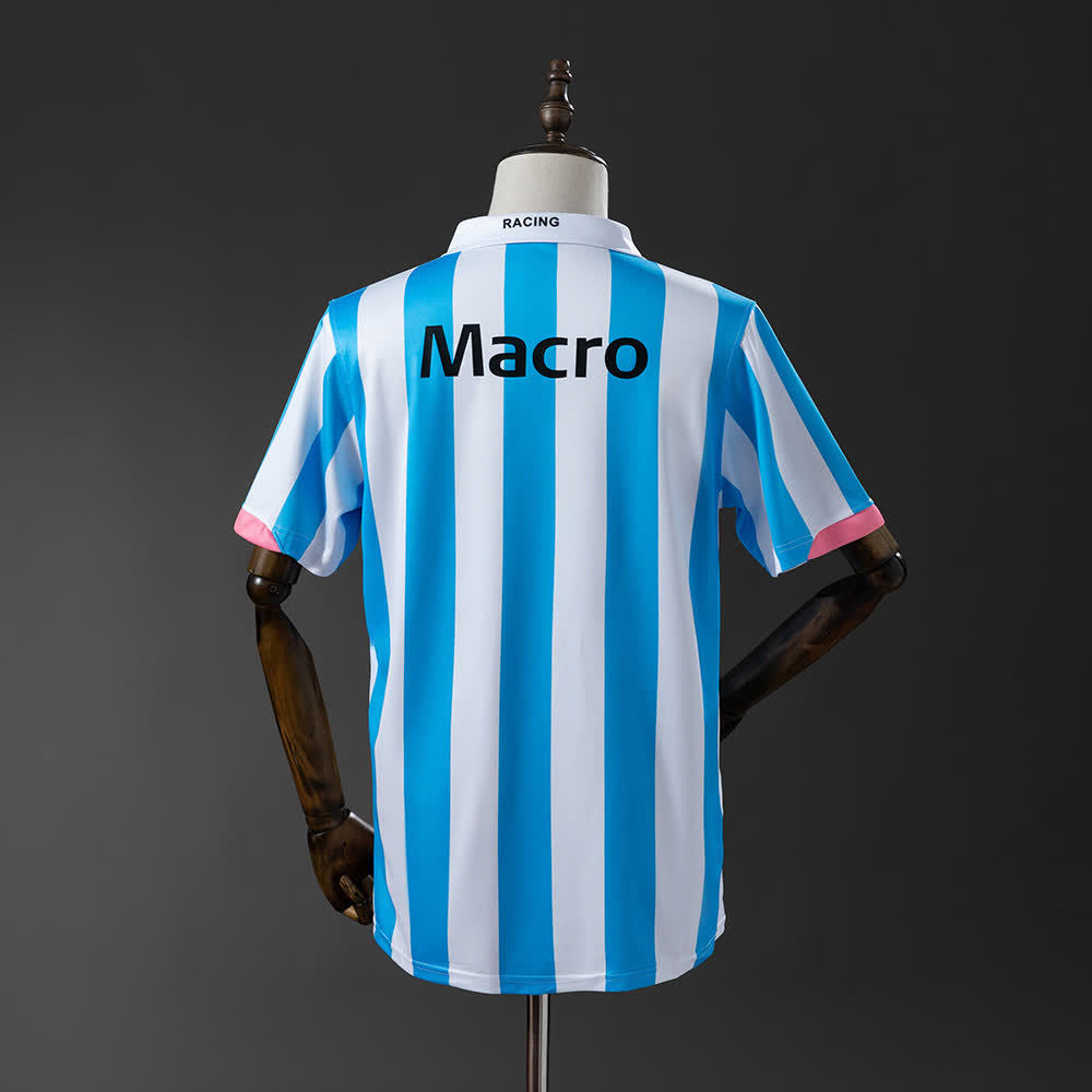 Camiseta Racing Club 07/08 Local Retro - Vista posterior