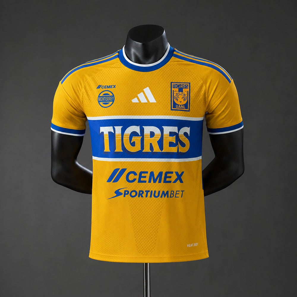 Camiseta Tigres UANL 26/27 Local, Versión Jugador - Vista frontal