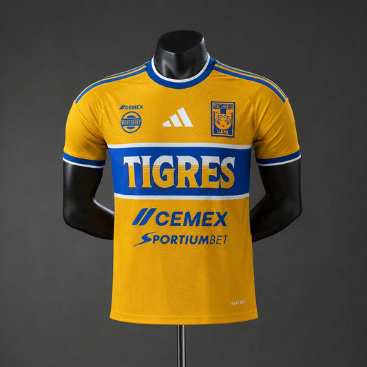 Camiseta Tigres UANL 26/27 Local, Versión Jugador - Vista frontal