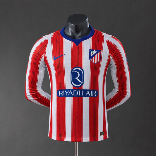 Camiseta Atlético de Madrid 26/27 Local Manga Larga, Versión Jugador - Vista frontal