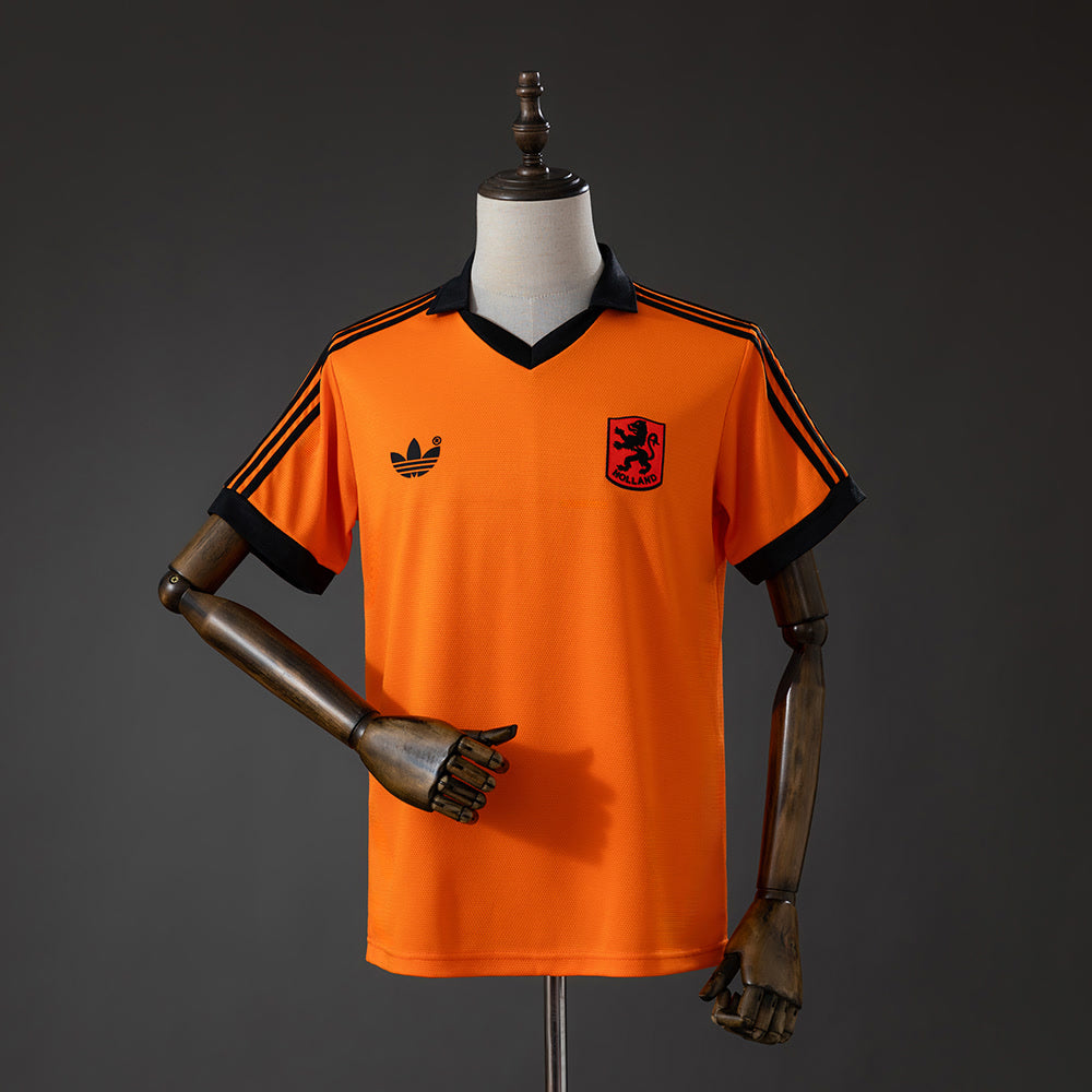 Camiseta Países Bajos 1980 Local Retro - Vista frontal