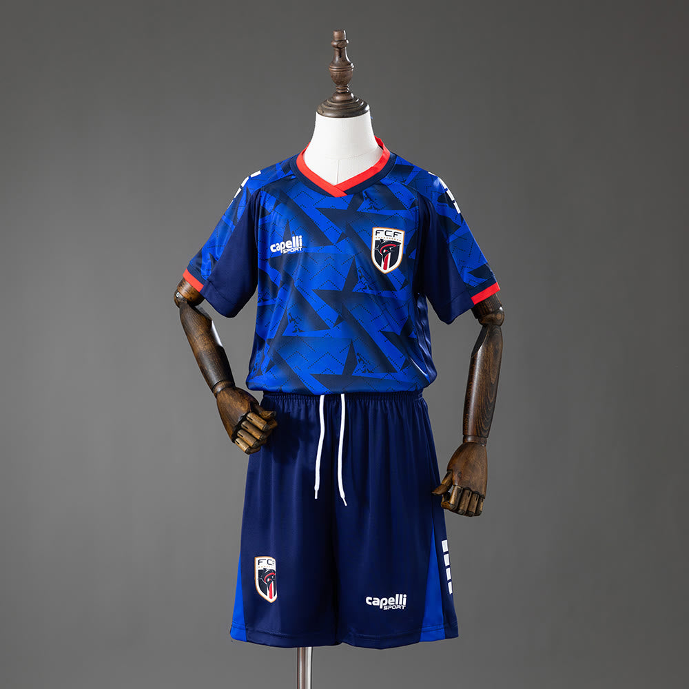 Equipación para niños 2026 Cabo Verde Local - Vista frontal