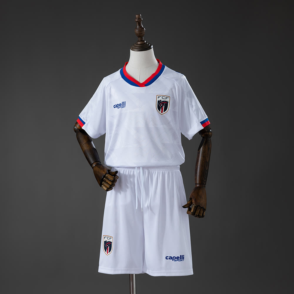 Equipación para niños 2026 Cabo Verde Visitante - Vista frontal