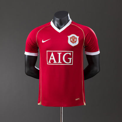 Camiseta Manchester United 06/07 Local Versión Jugador Retro - Vista frontal