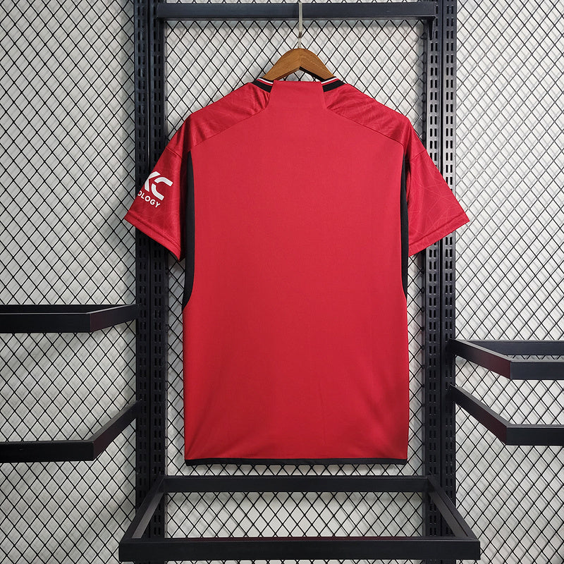 Camiseta Manchester United 23/24 Local Retro - Vista posterior