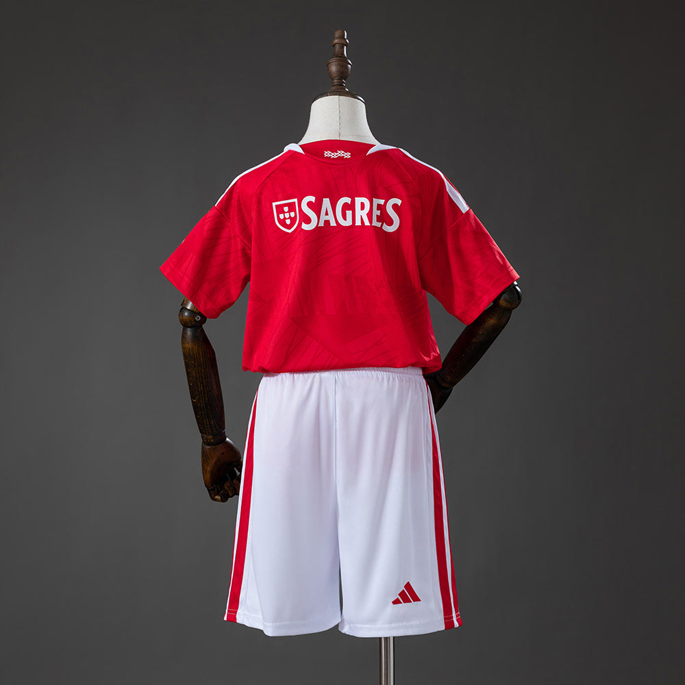 Equipación para niños 2026-2027 Benfica Local - Vista posterior
