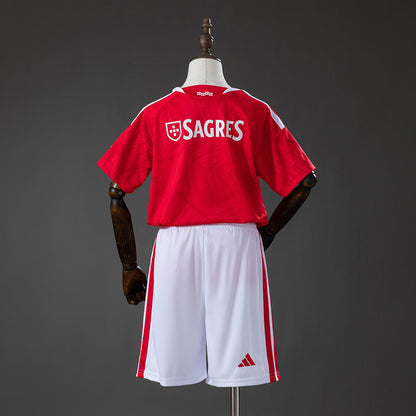 Equipación para niños 2026-2027 Benfica Local - Vista posterior