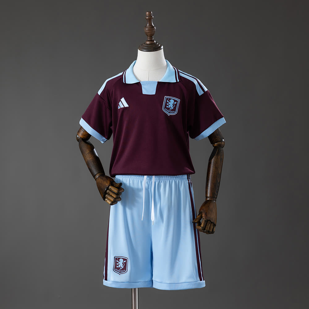 Equipación para niños 2026-2027 Aston Villa Local - Vista frontal