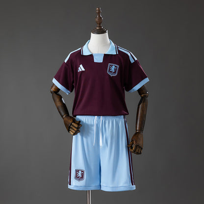 Equipación para niños 2026-2027 Aston Villa Local - Vista frontal