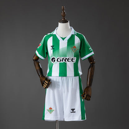 Equipación para niños 2026-2027 Real Betis Local - Vista frontal