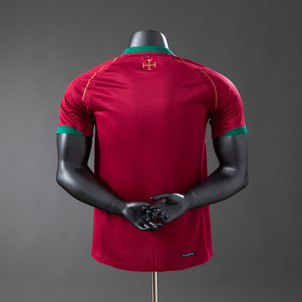 Camiseta Portugal 2006 Local Versión Jugador Retro - Vista posterior