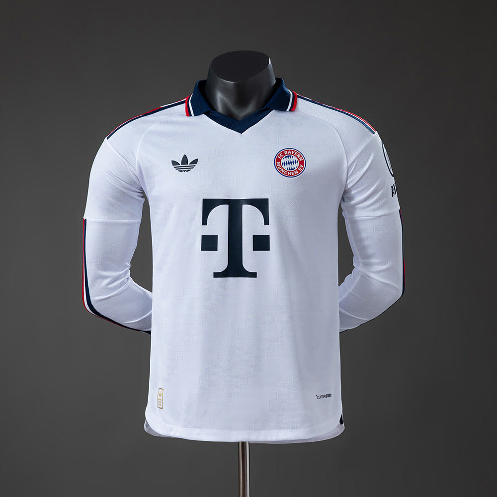 Camiseta Bayern Múnich 26/27 Visitante Manga Larga, Versión Jugador - Vista frontal