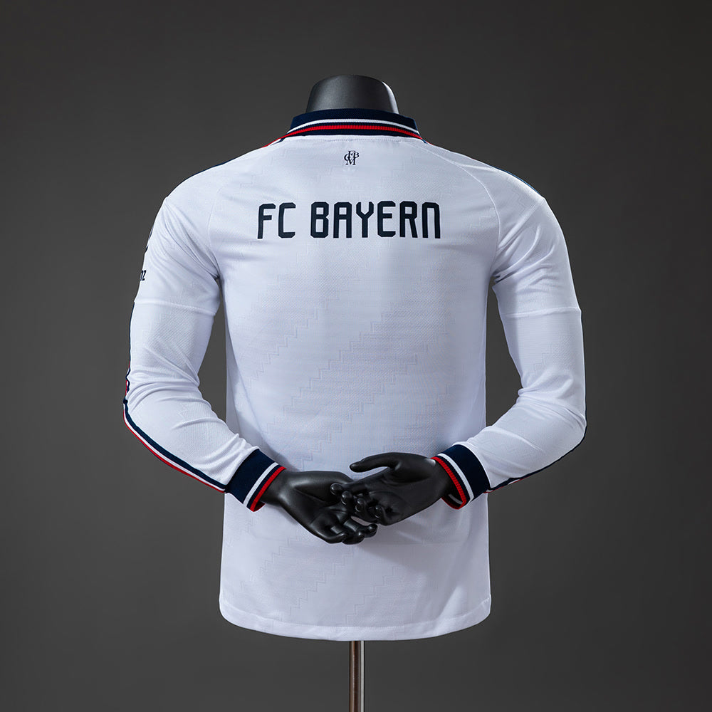 Camiseta Bayern Múnich 26/27 Visitante Manga Larga, Versión Jugador - Vista posterior