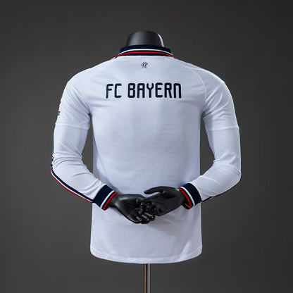 Camiseta Bayern Múnich 26/27 Visitante Manga Larga, Versión Jugador - Vista posterior