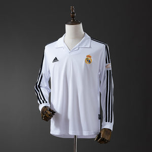 Camiseta Real Madrid 02/03 Local Manga Larga Retro