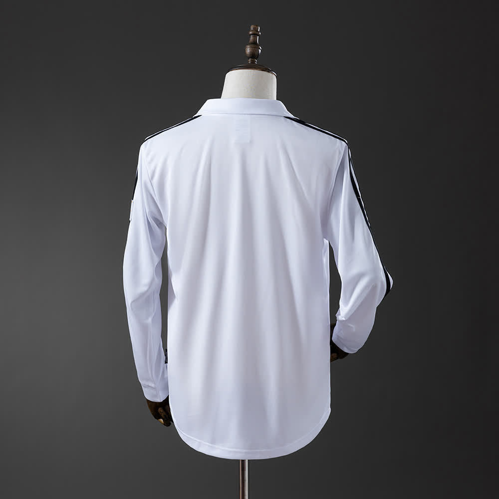 Camiseta Real Madrid 02/03 Local Manga Larga Retro - Vista posterior