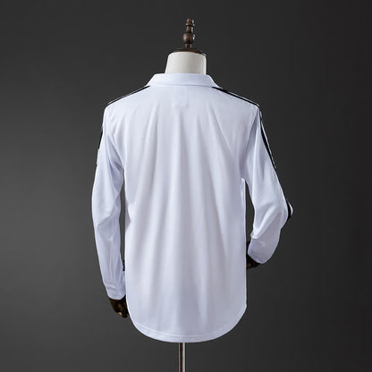 Camiseta Real Madrid 02/03 Local Manga Larga Retro - Vista posterior