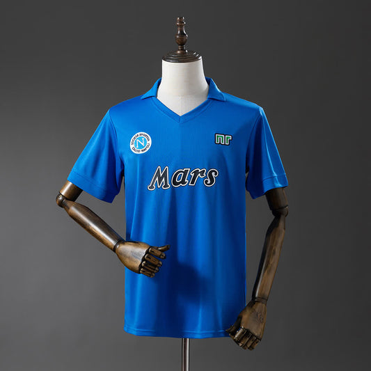 Camiseta SSC Napoli 89/90 Local Retro - Vista frontal