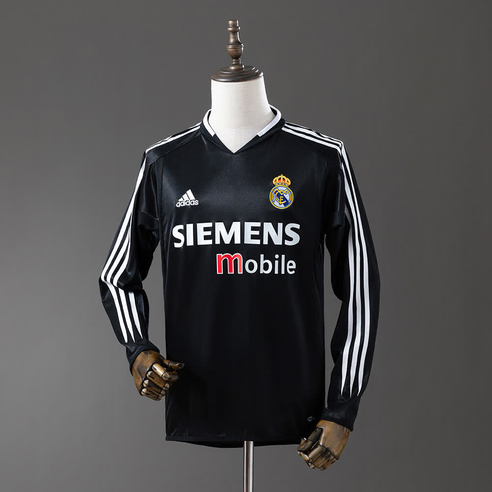 Camiseta Real Madrid 04/05 Tercera Manga Larga Retro - Vista frontal