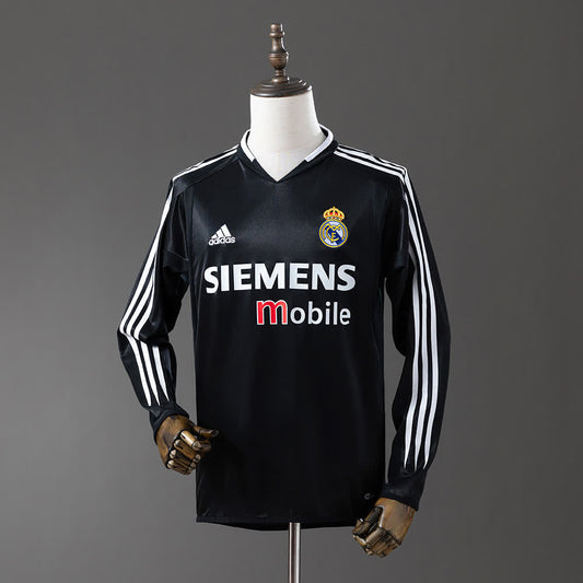 Camiseta Real Madrid 04/05 Tercera Manga Larga Retro - Vista frontal
