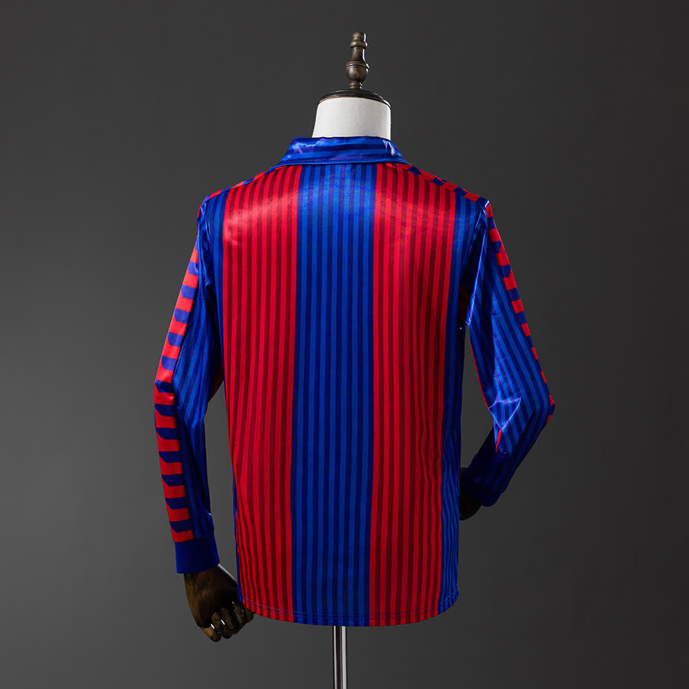 Camiseta FC Barcelona 91/92 Local Manga Larga Retro - Vista posterior