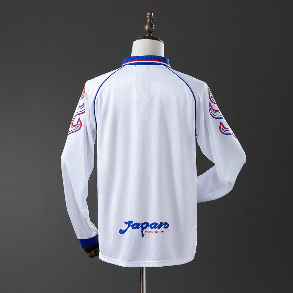 Camiseta Japón 1998 Visitante Manga Larga Retro - Vista posterior