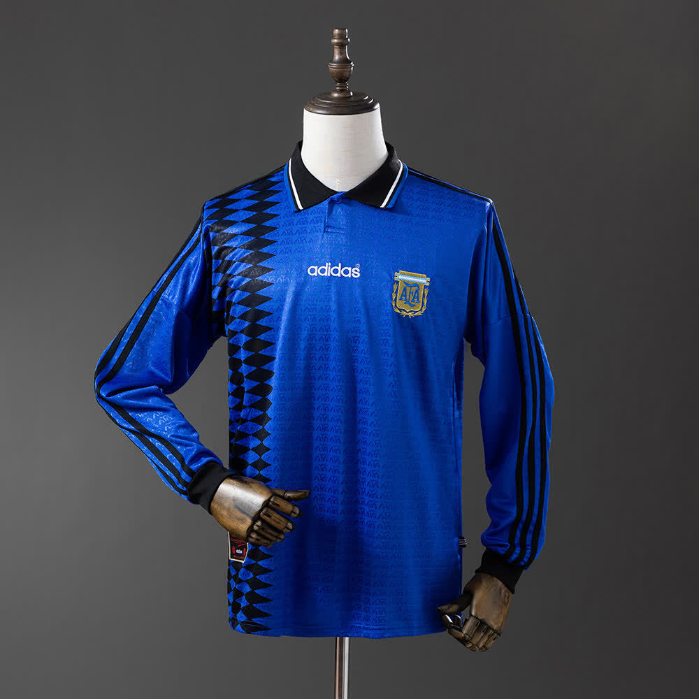 Camiseta Argentina 1994 Visitante Manga Larga Retro - Vista frontal