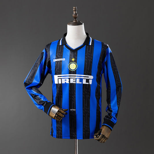 Camiseta Inter de Milán 97/98 Local Manga Larga Retro - Vista frontal