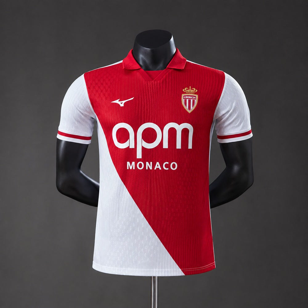 Camiseta AS Monaco 26/27 Local, Versión Jugador - Vista frontal