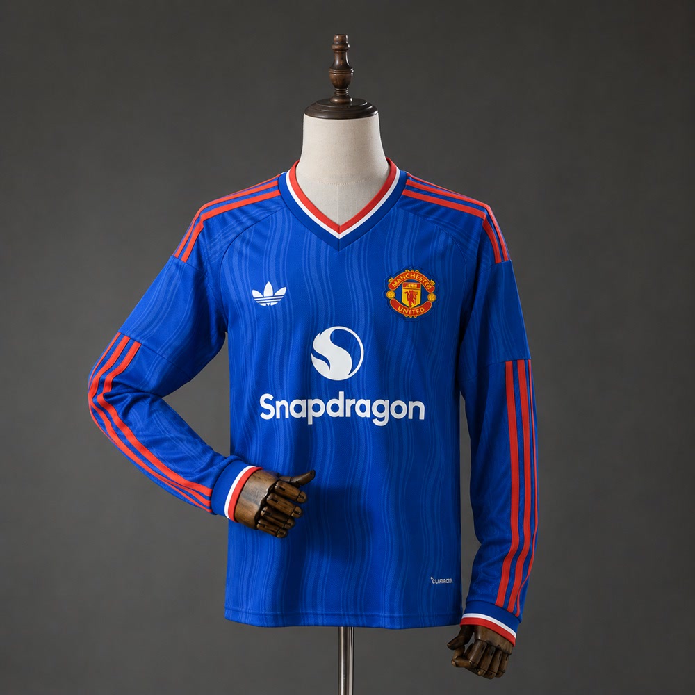 Camiseta Manchester United 26/27 Visitante Manga Larga - Vista frontal
