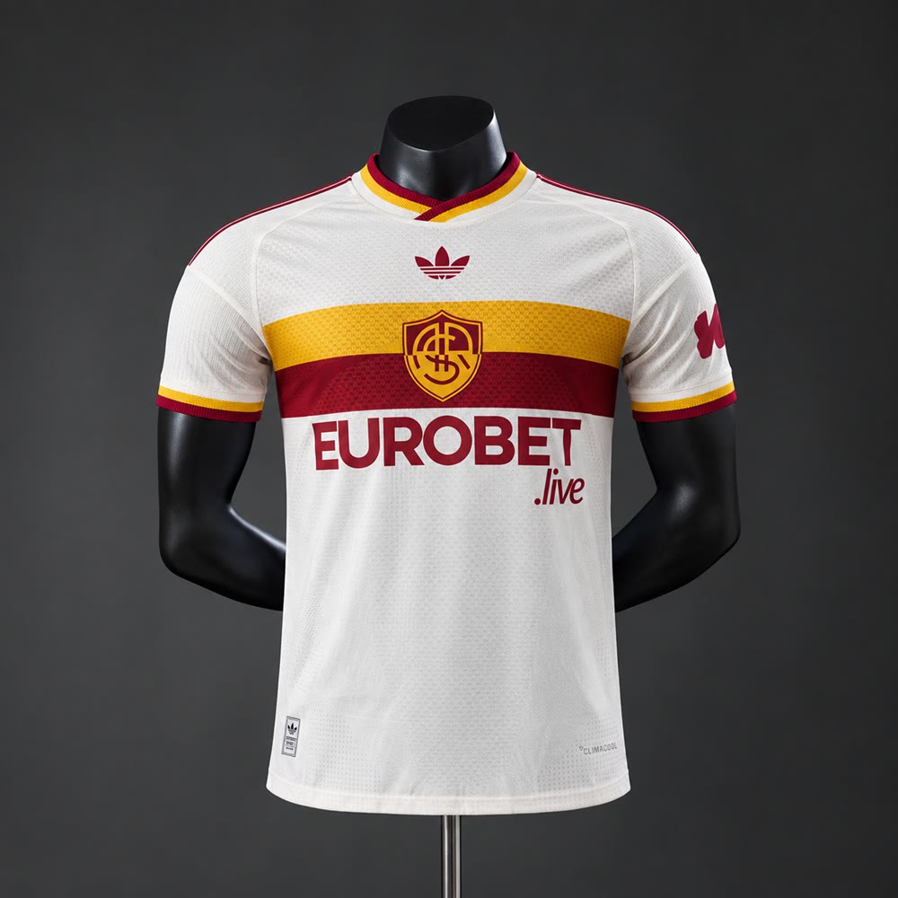Camiseta AS Roma 26/27 Visitante, Versión Jugador - Vista frontal