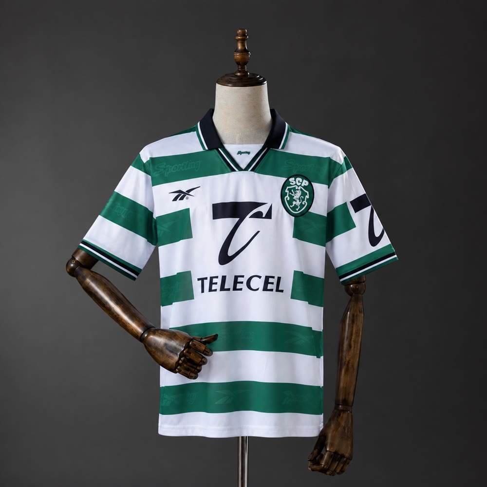 Camiseta Sporting CP 98/99 Local Retro - Vista frontal
