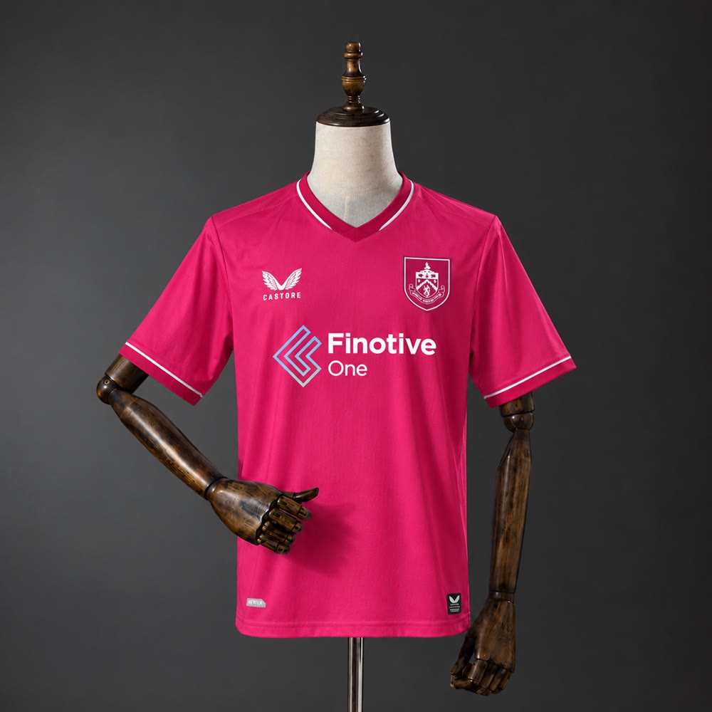 Camiseta Burnley 26/27 Alternativa Rosa - Vista frontal