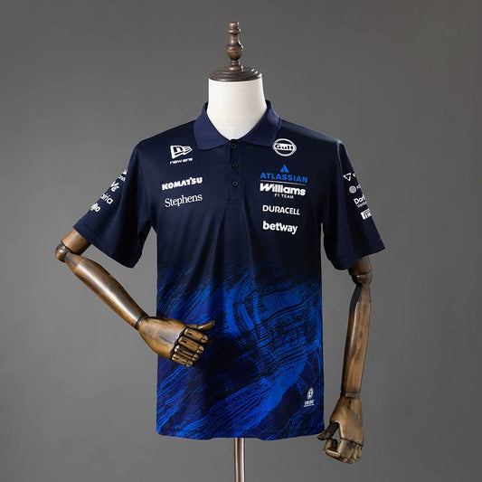 Polo Williams Racing 2026 F1 Azul Marino - Vista frontal