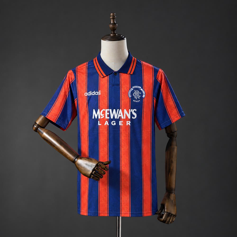 Camiseta Rangers 93/94 Visitante Retro - Vista frontal