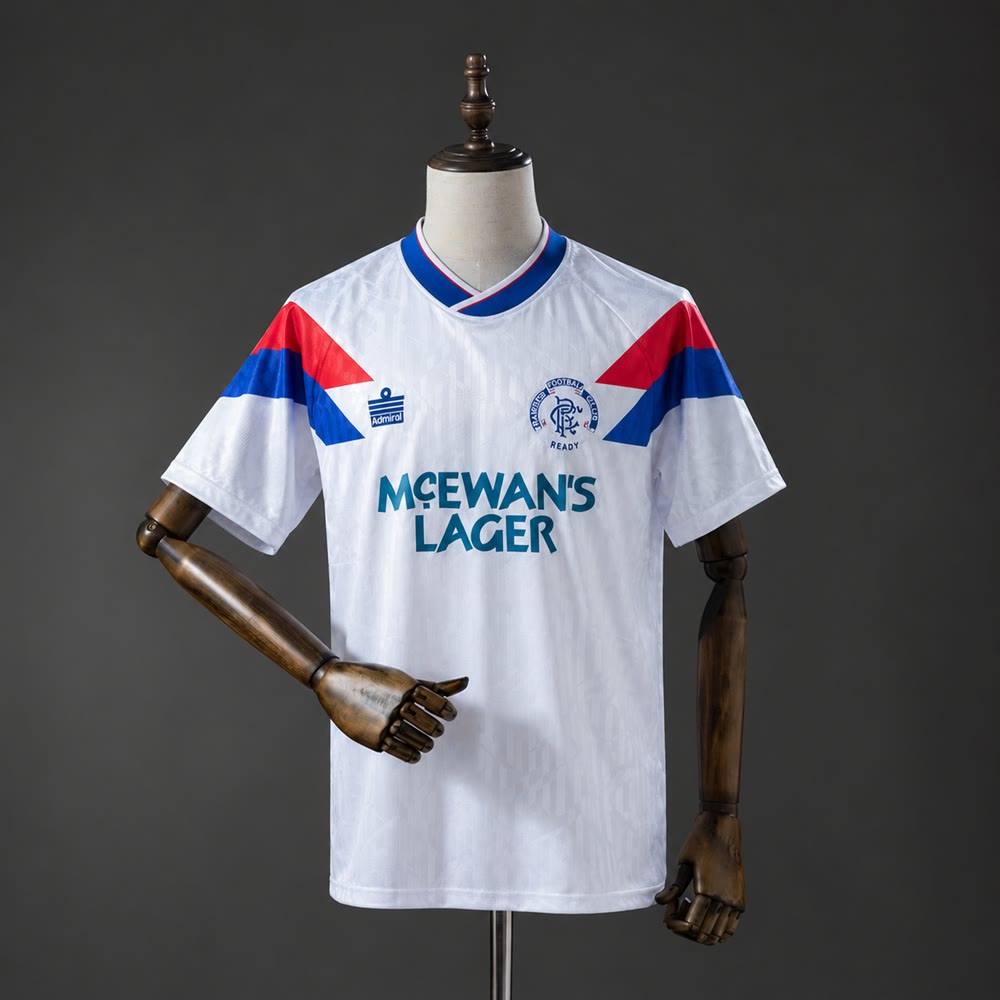 Camiseta Rangers 90/92 Visitante Retro - Vista frontal