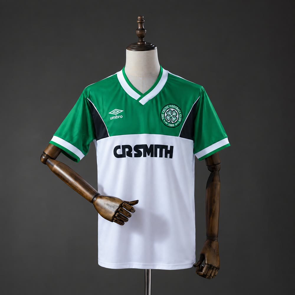 Camiseta Celtic 85/86 Visitante Retro - Vista frontal
