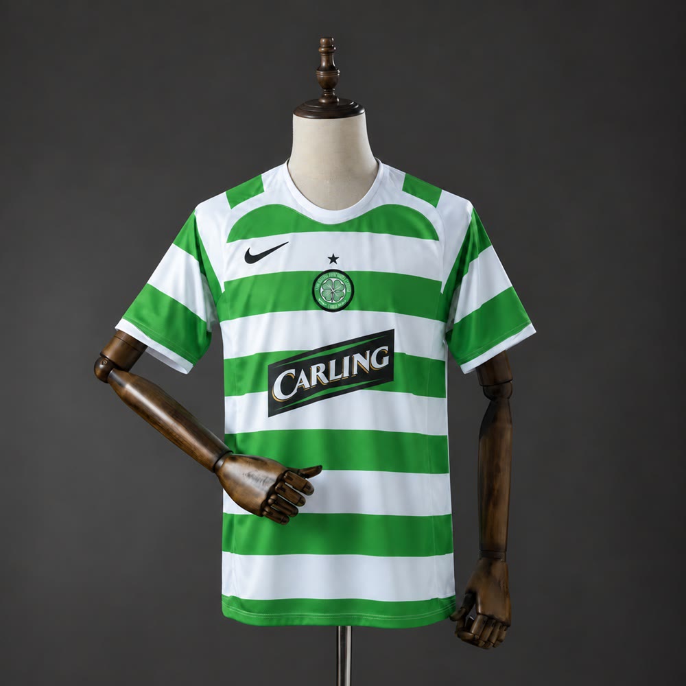 Camiseta Celtic 05/06 Local Retro - Vista frontal