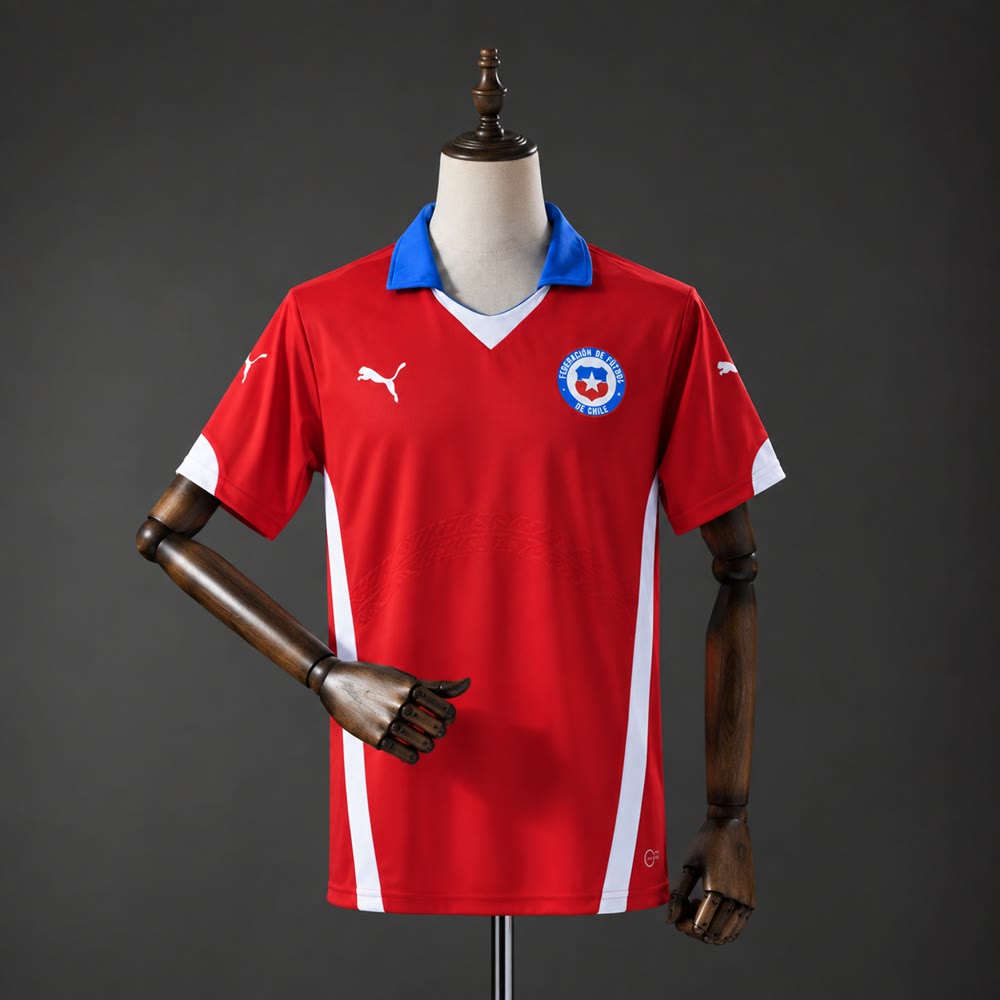 Camiseta Chile 2014 Local Retro - Vista frontal