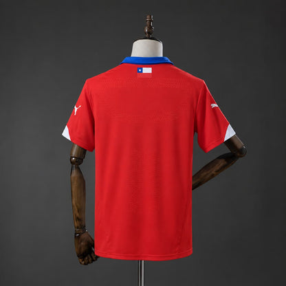Camiseta Chile 2014 Local Retro - Vista posterior