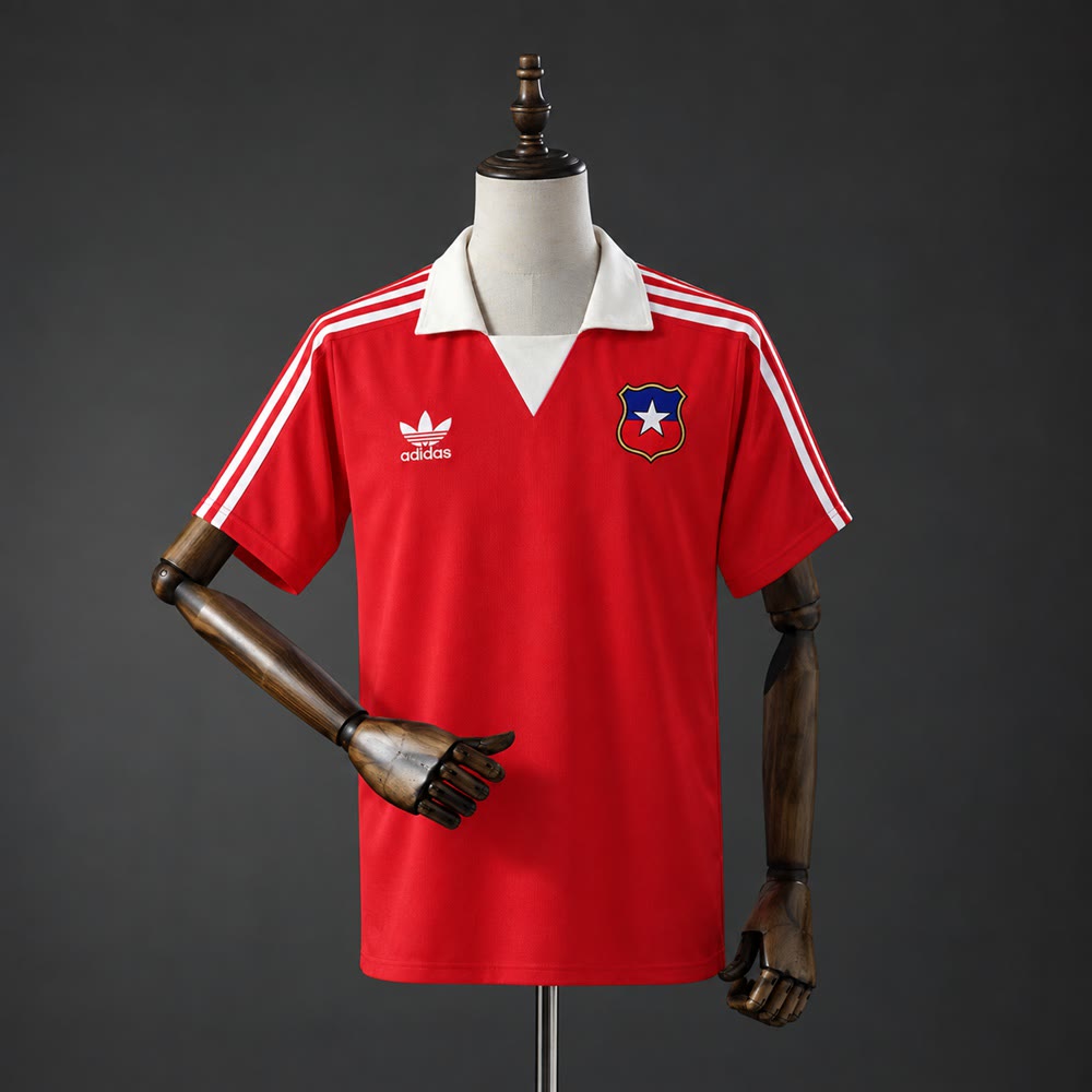 Camiseta Chile 1982 Local Retro - Vista frontal
