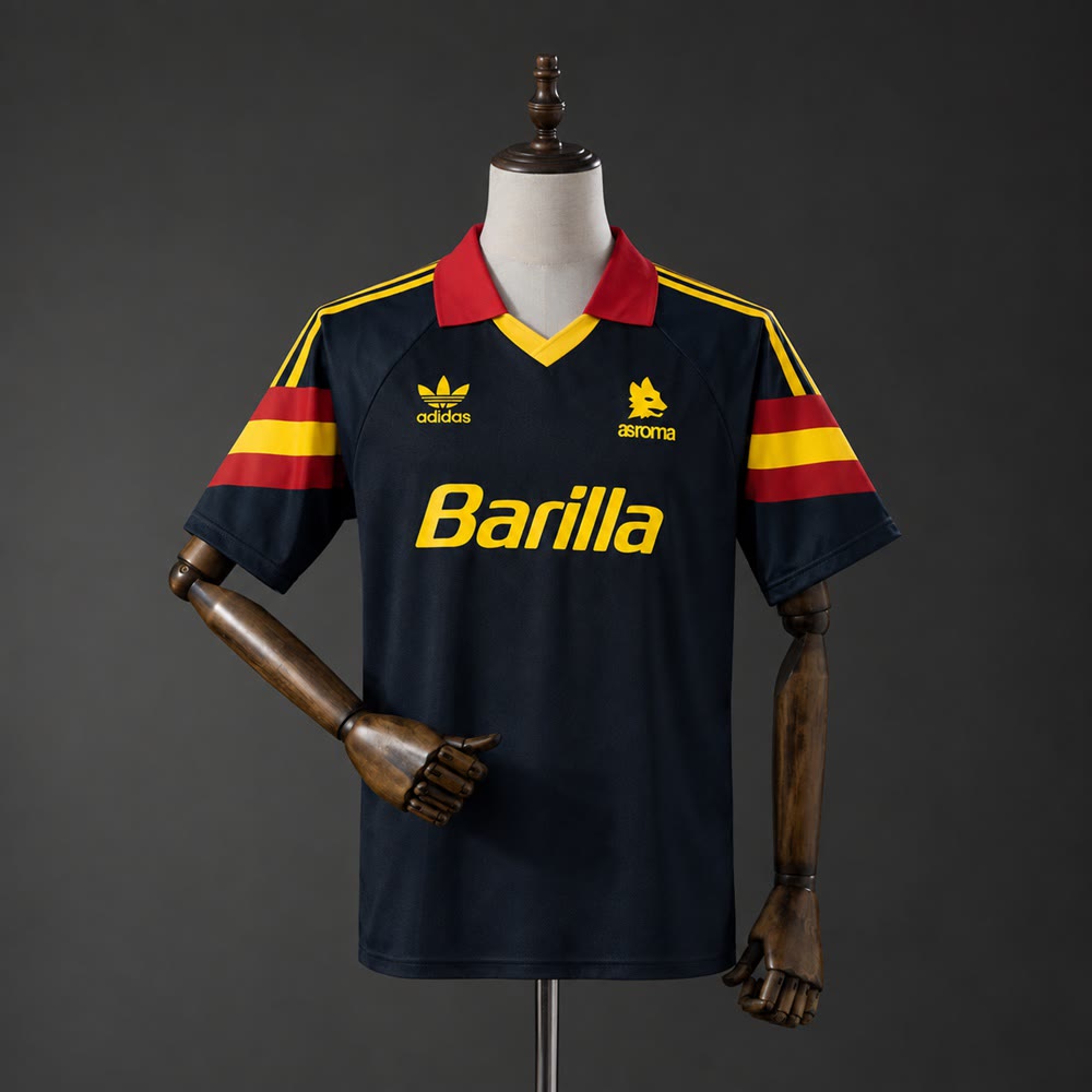 Camiseta AS Roma 91/92 Tercera Retro - Vista frontal