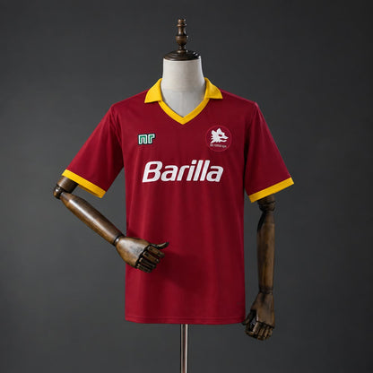 Camiseta AS Roma 89/90 Local Retro - Vista frontal